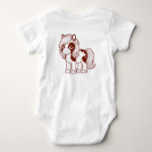 Body bébé Cheval Poney Chibi Adorable (Dos)