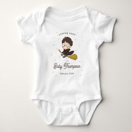 Body Bébé Chibi Harry Potter Shower de Fête Prénatale (Devant)