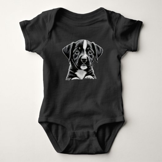 Body bébé Chien Cozy (Devant)