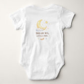 Body bébé chouette mignon 3-6 Mois (Dos)