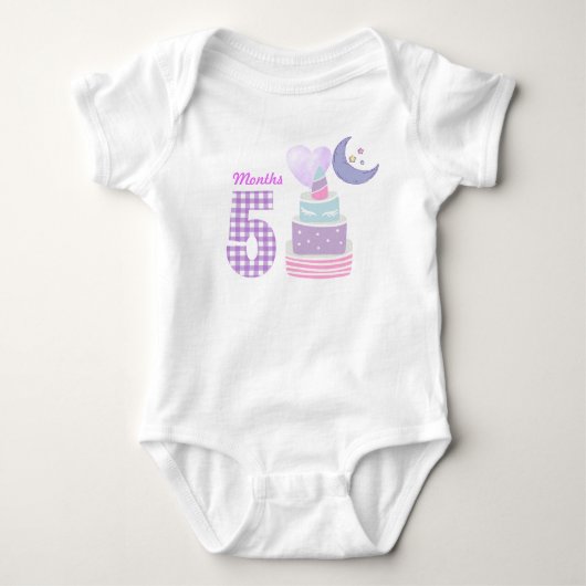 Body bébé cinq mois (Devant)