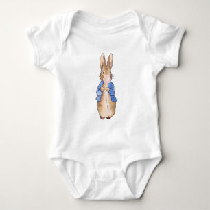 Body bébé classique lapin qui souffle du chewing-g