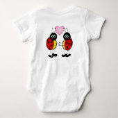 Body bébé coccinelle adorable (Dos)