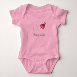 Body Bébé coccinelle mignonne personnalisée