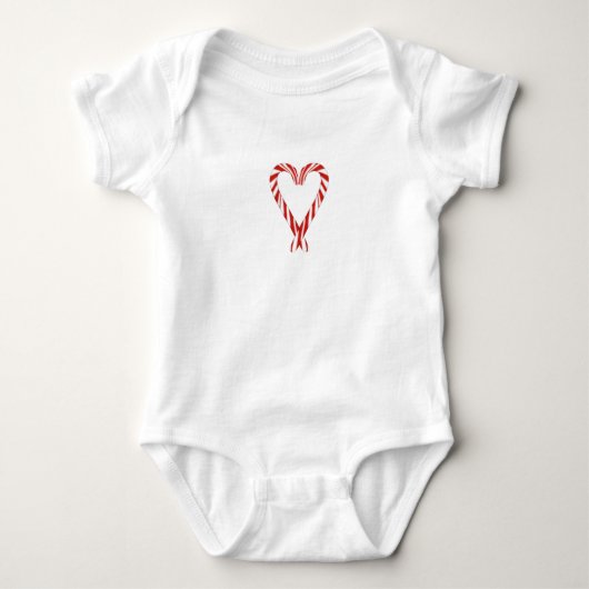Body bébé cœur en canne à sucre (Devant)
