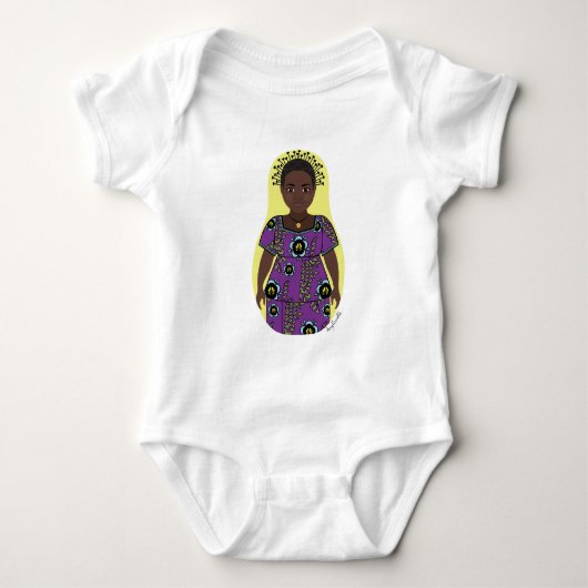 Body bébé Congolais Matryoshka (Devant)