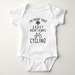 Body Bébé cycliste Papa cycliste drôle