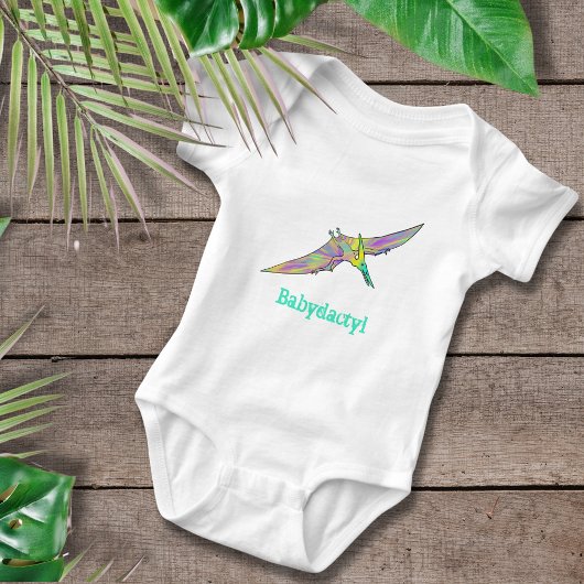 Body Bébé dactyle coloré Pterodactyl mignon Dinosaur