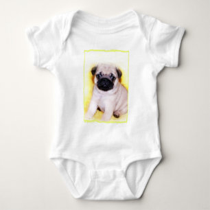 Body Bébé de chiot de carlin
