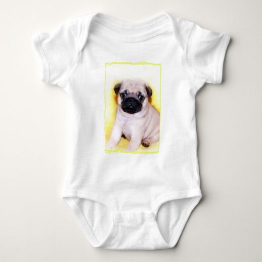 Body Bébé de chiot de carlin (Devant)