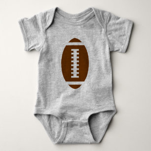 Body BÉBÉ DE FOOTBALL gris Graphique de football avan