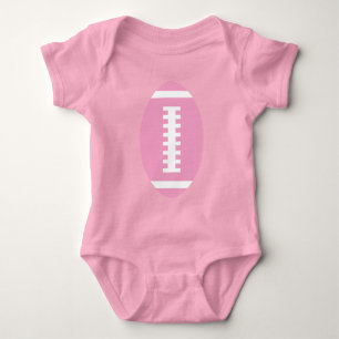 Body BÉBÉ DE FOOTBALL rose Graphique de football rose