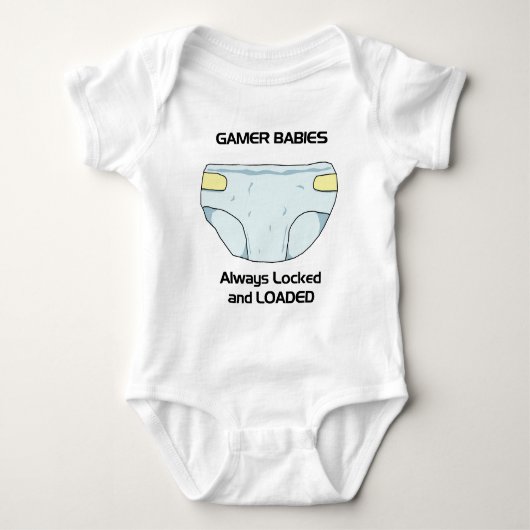 Body Bébé de Gamer (Devant)