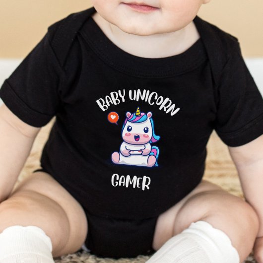 Body Bébé de jeu - Bébé licorne gamer