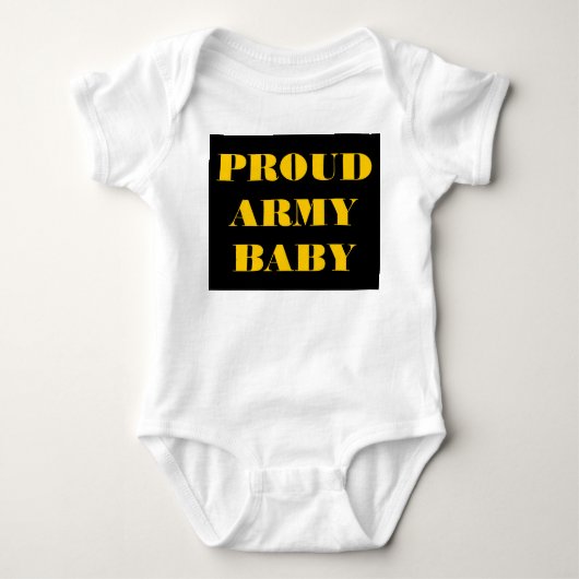 Body Bébé de l'Armée Fière de Creeper (Devant)