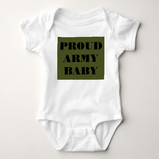 Body Bébé de l'Armée Fière de Creeper (Devant)