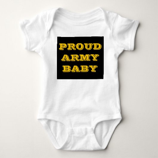 Body Bébé de l'Armée Fière de Creeper (Devant)