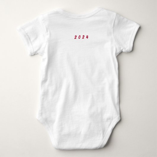 Body bébé de Noël pour filles (Dos)