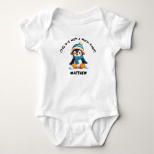 Body Bébé de pingouin personnalisé - Chill Out with a W