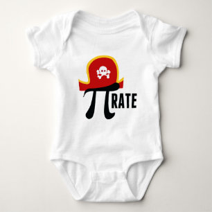 Body Bébé de pirate de symbole de pi