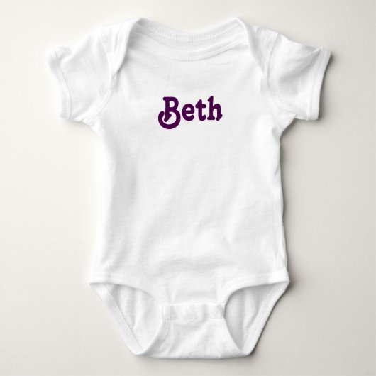 Body Bébé de vêtements Beth (Devant)
