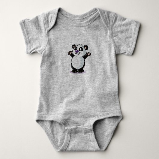 Body bébé design Panda Mignon (Devant)