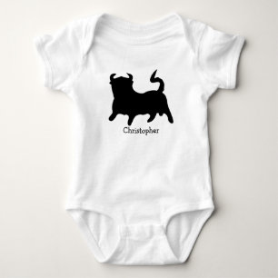 Body bébé design taureau