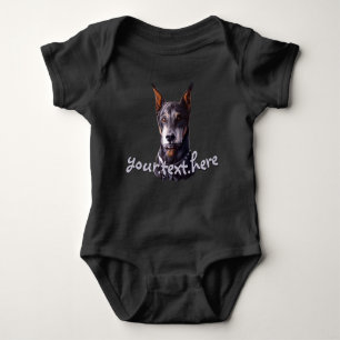 Body Bébé Doberman Bodysuit Doberman Pinscher Baby Top