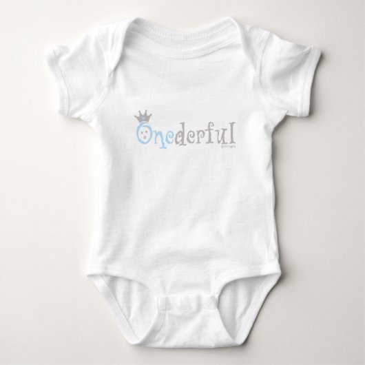 Body BÉBÉ d'ONEderful (bleu) (Devant)