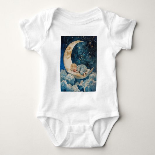 Body Bébé dormant sur la Lune (Devant)