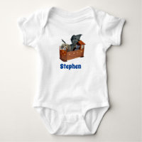 Bébé Dragon dans Berceau Crib Personnalisé