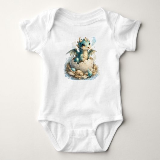 Body bébé dragon mignon éclosant Fantastique (Devant)