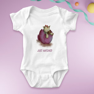 Body Bébé Dragon Violet Nouveau-Né Tout Juste Éclos