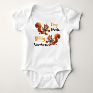 Body bébé écureuils mignons,
