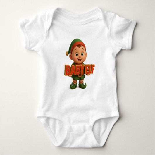 Body Bébé Elfe - Édition de Noël (Devant)