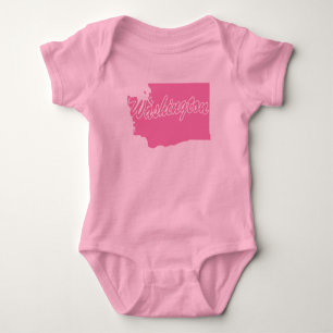 Body bébé en forme de l'État de Washington