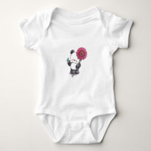 Body bébé en jersey design Panda Mignon