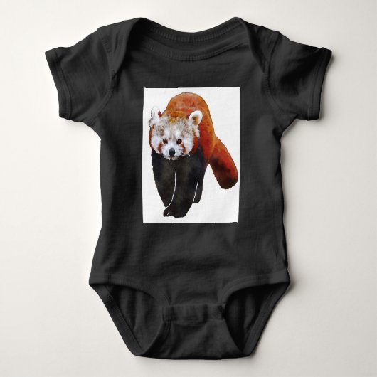 Body bébé en jersey design Panda Mignon (Devant)