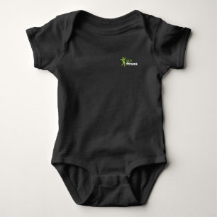 Body bébé en jersey Eco Fitness Noir
