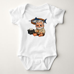 Body Bébé Ernest Hemingway heureux