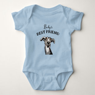 Body Bébé et ami à fourrure, meilleurs amis
