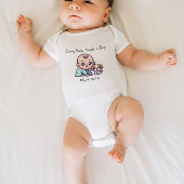 Body Bébé et chien mignons personnalisés sur mesure