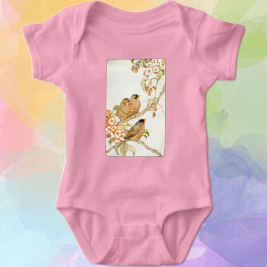 Body Bébé et fleurs de pomme