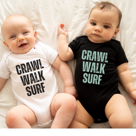 Body bébé été Crawl Walk Surf Little surfeur