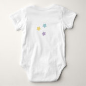 Body bébé étoile scintillante (Dos)