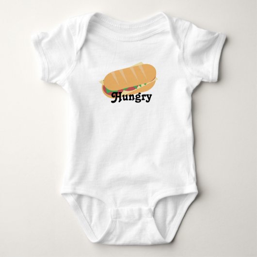 Body bébé faim de sandwichs Sub (Devant)