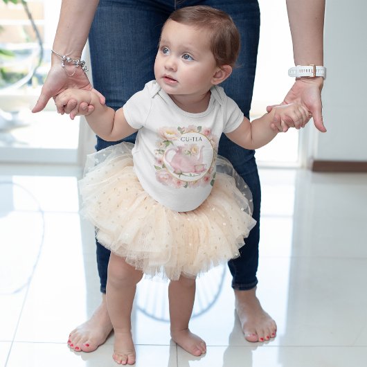 Body bébé fille Cu-Tea théière rose