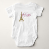 Body Bébé fille de Paris (Dos)