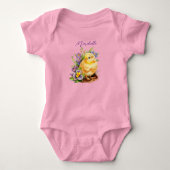 Body Bébé Fille de poussins (Devant)