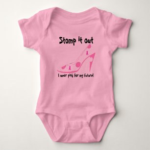 Body Bébé Fille Pink Ribbon Croisade pour son avenir